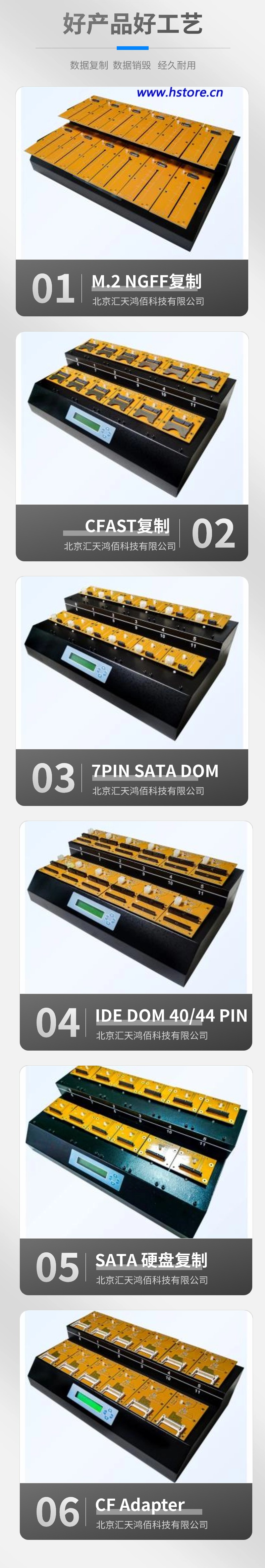 工業(yè)級(jí)多功能拷貝機(jī)支持SATA、IDE、M.2、CF等儲(chǔ)存裝置